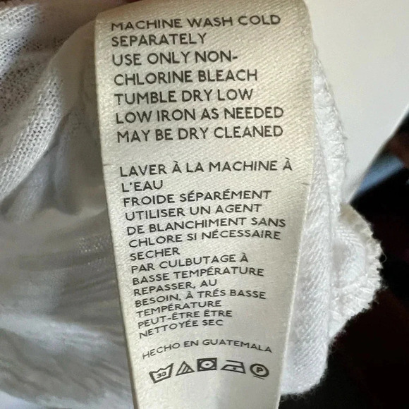 We The Free Natasha Whit Ruched Long Sleeves Top Size Medium - Picture 9 of 10